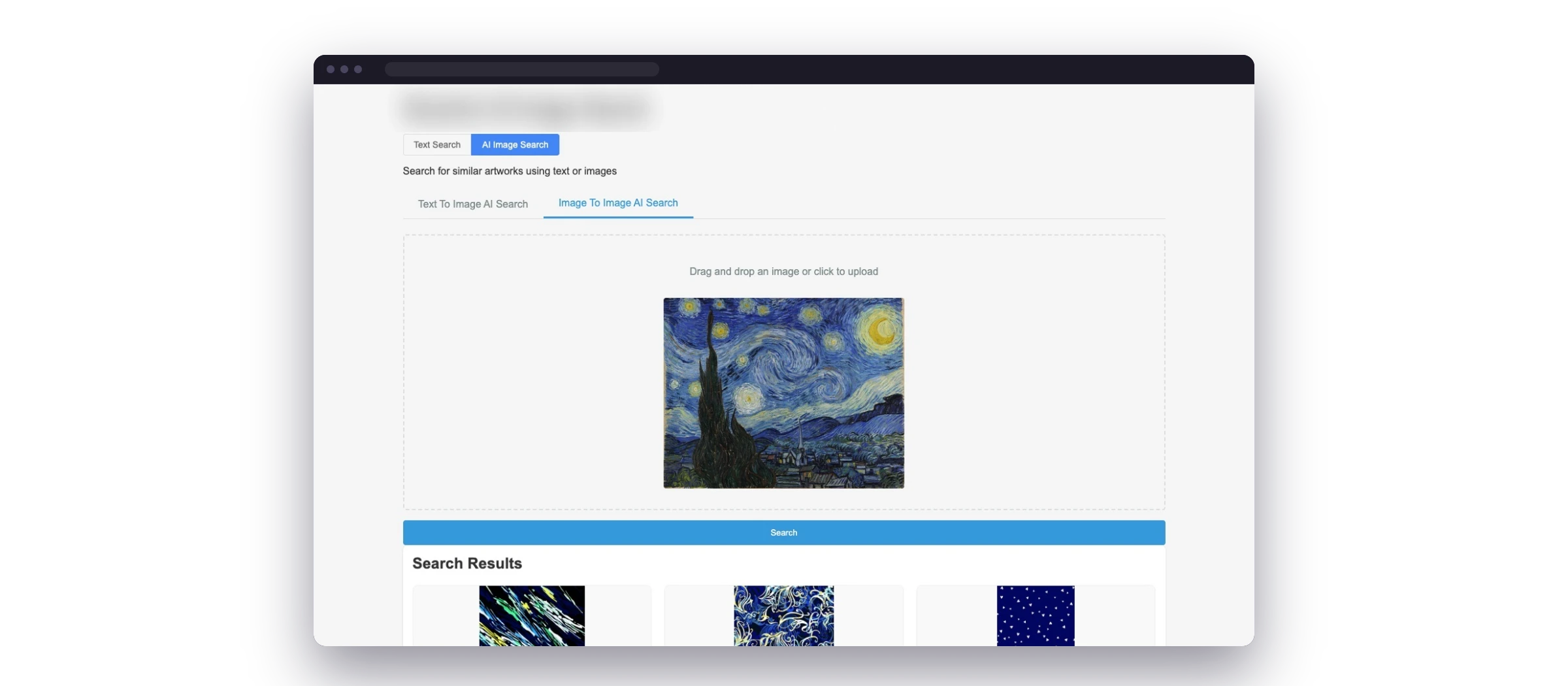 50,000 images, searchable in under 0.1 seconds